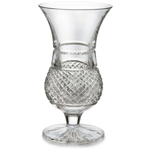 Waterford Crystal Cashel Patterned Posy Jarrón Vase 6" Cut Crystal EUC - Picture 1 of 9
